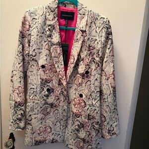 NWT BCBGMAXAZRIA Women's Snake Print Blazer - Size S